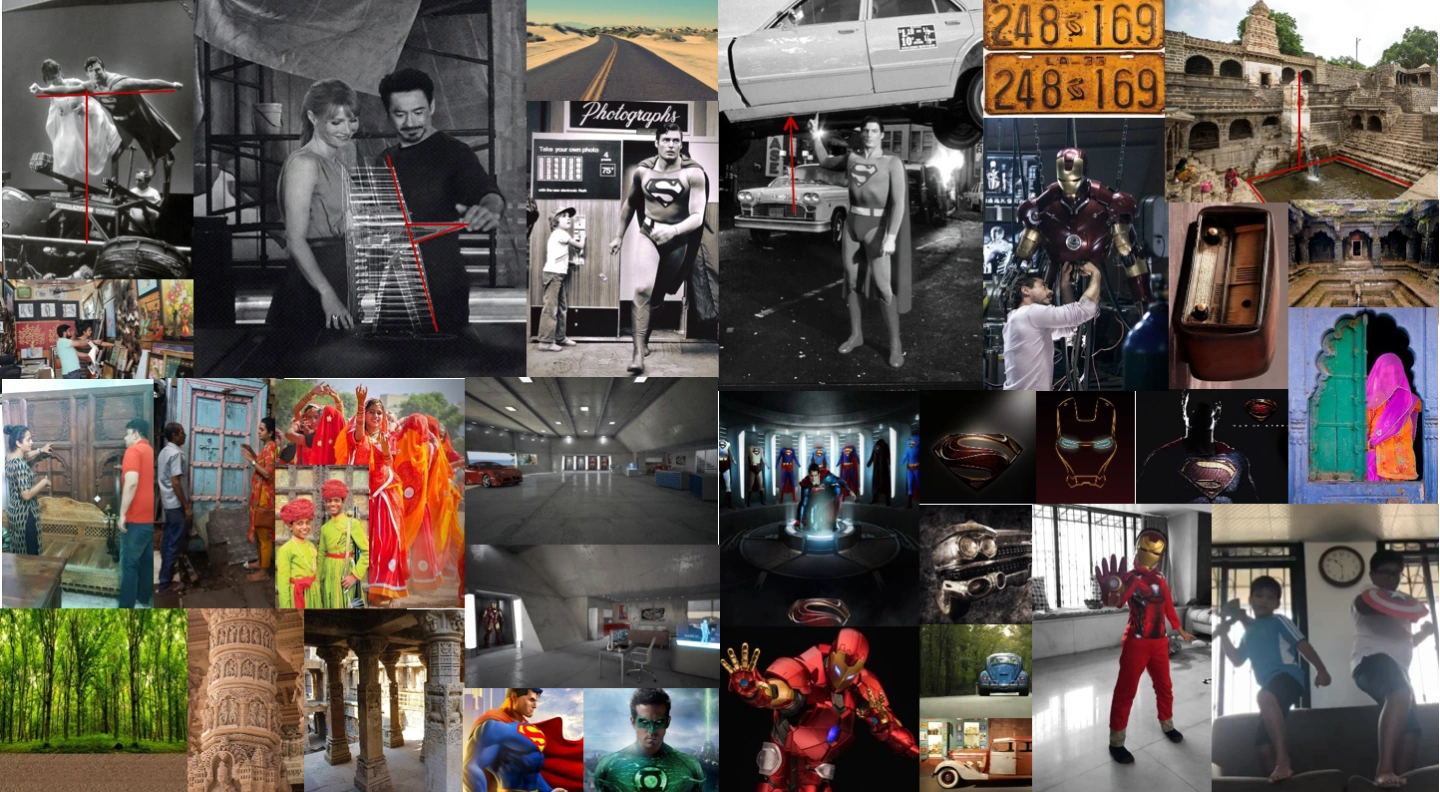Collage of Marvel Characters