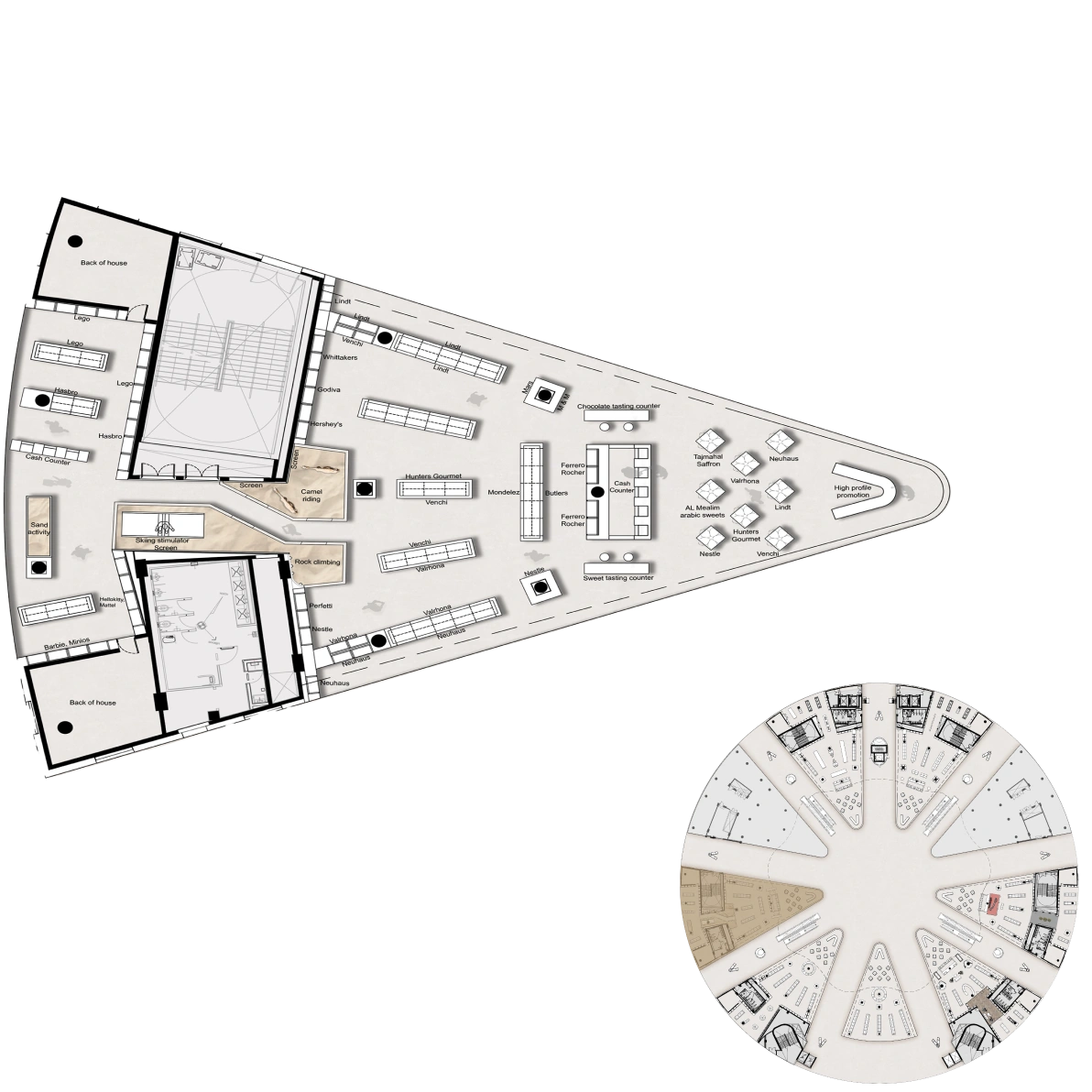 Confectionery and Toys Pie Slice